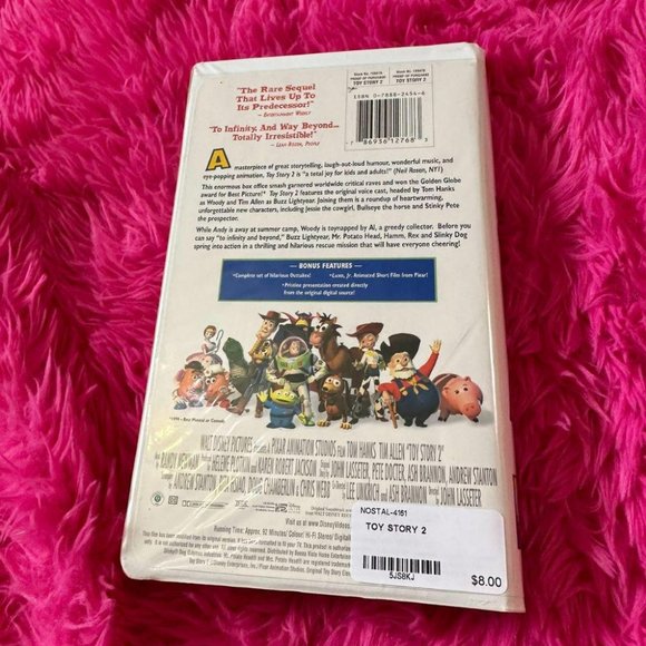 TOY STORY 2 VHS* - Picture 2 of 3